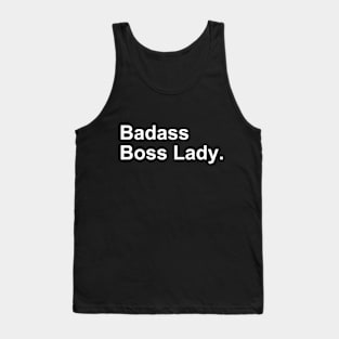 Badass Boss Lady Funny Gift Tank Top